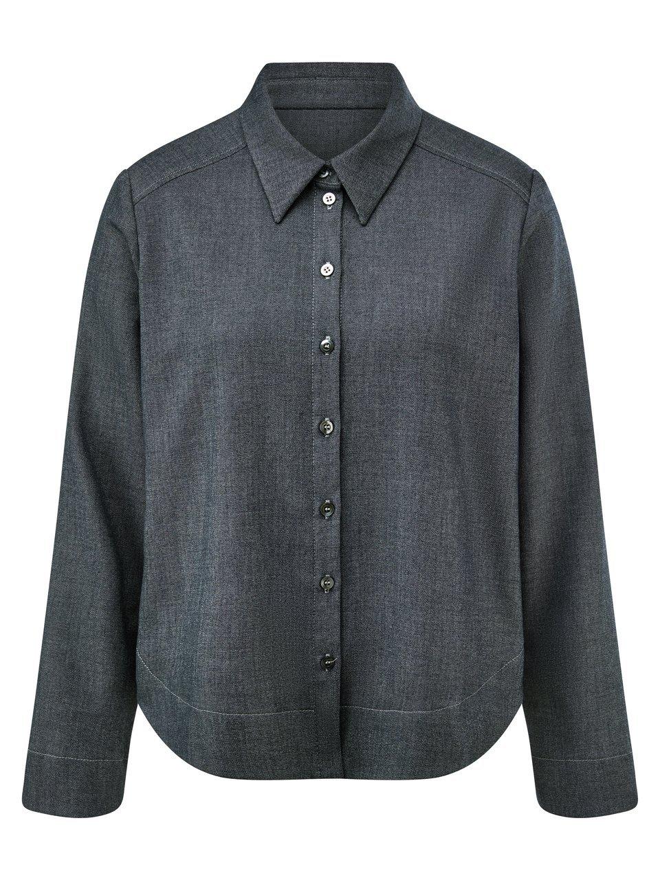 Bluse Peter Hahn blau günstig online kaufen