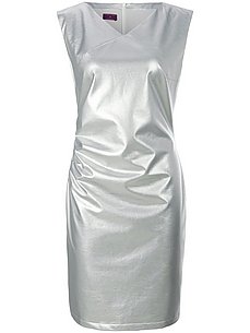sleeveless dress v-neck talbot runhof x peter hahn silver