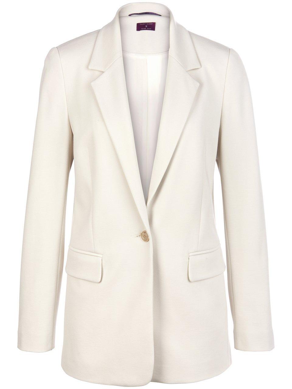 Lange jersey blazer lange mouwen Van TALBOT RUNHOF X PETER HAHN beige