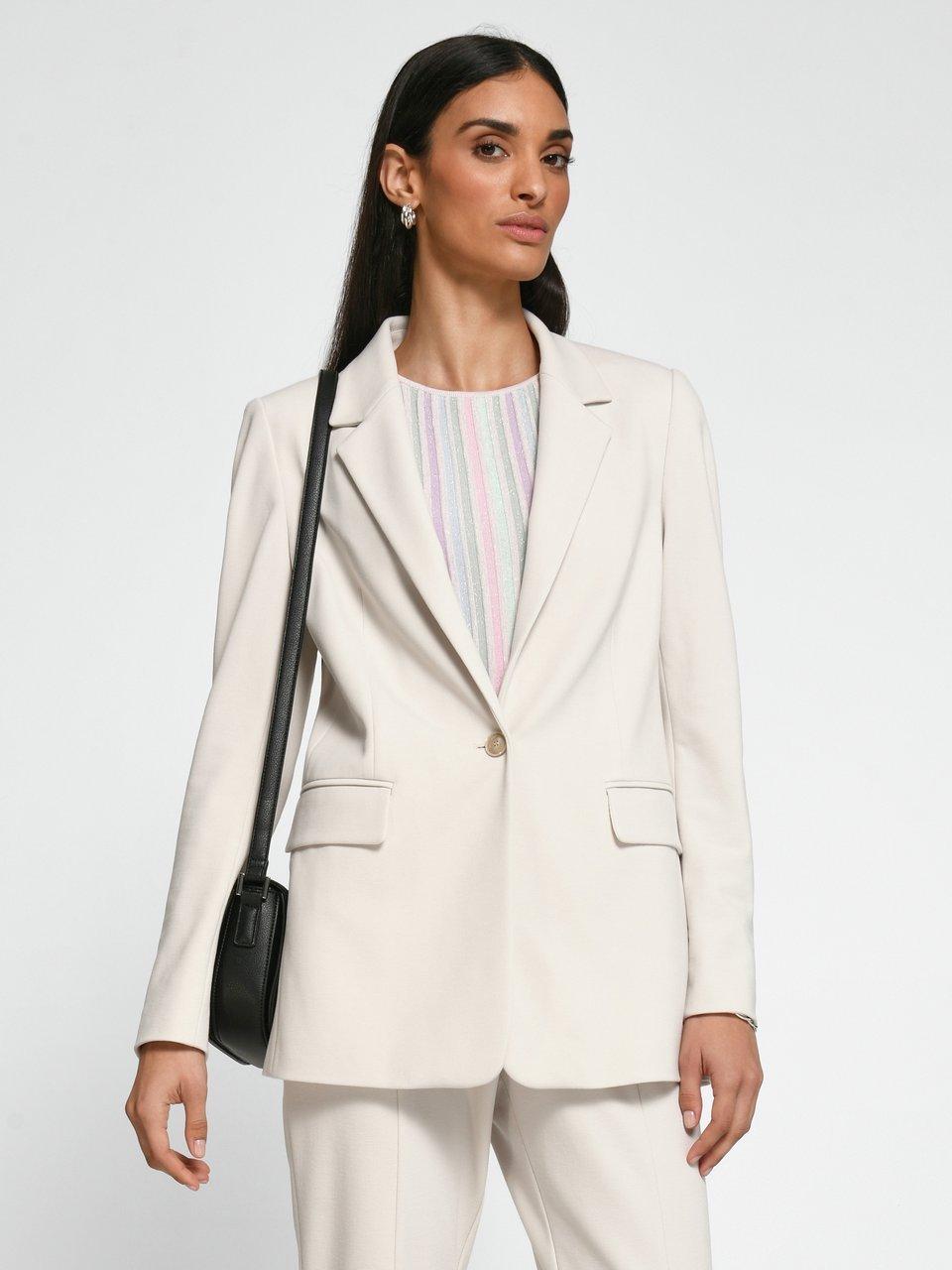 long jersey blazer