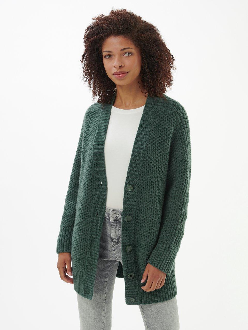 Fadenmeister Berlin - Long-Strickjacke aus Schurwolle und Kaschmir