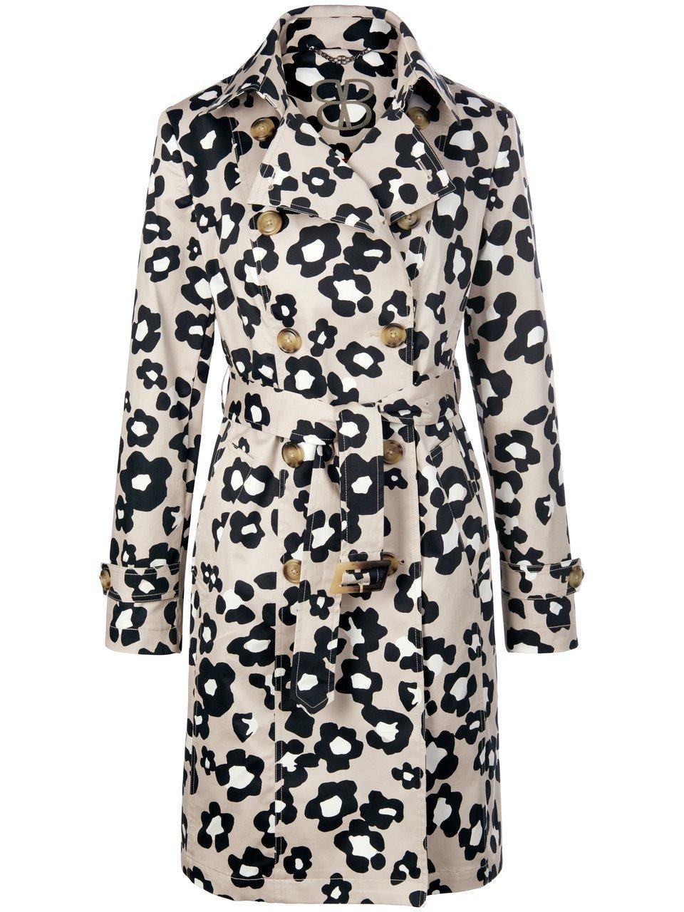 Trenchcoat luipaardprint Van BASLER beige