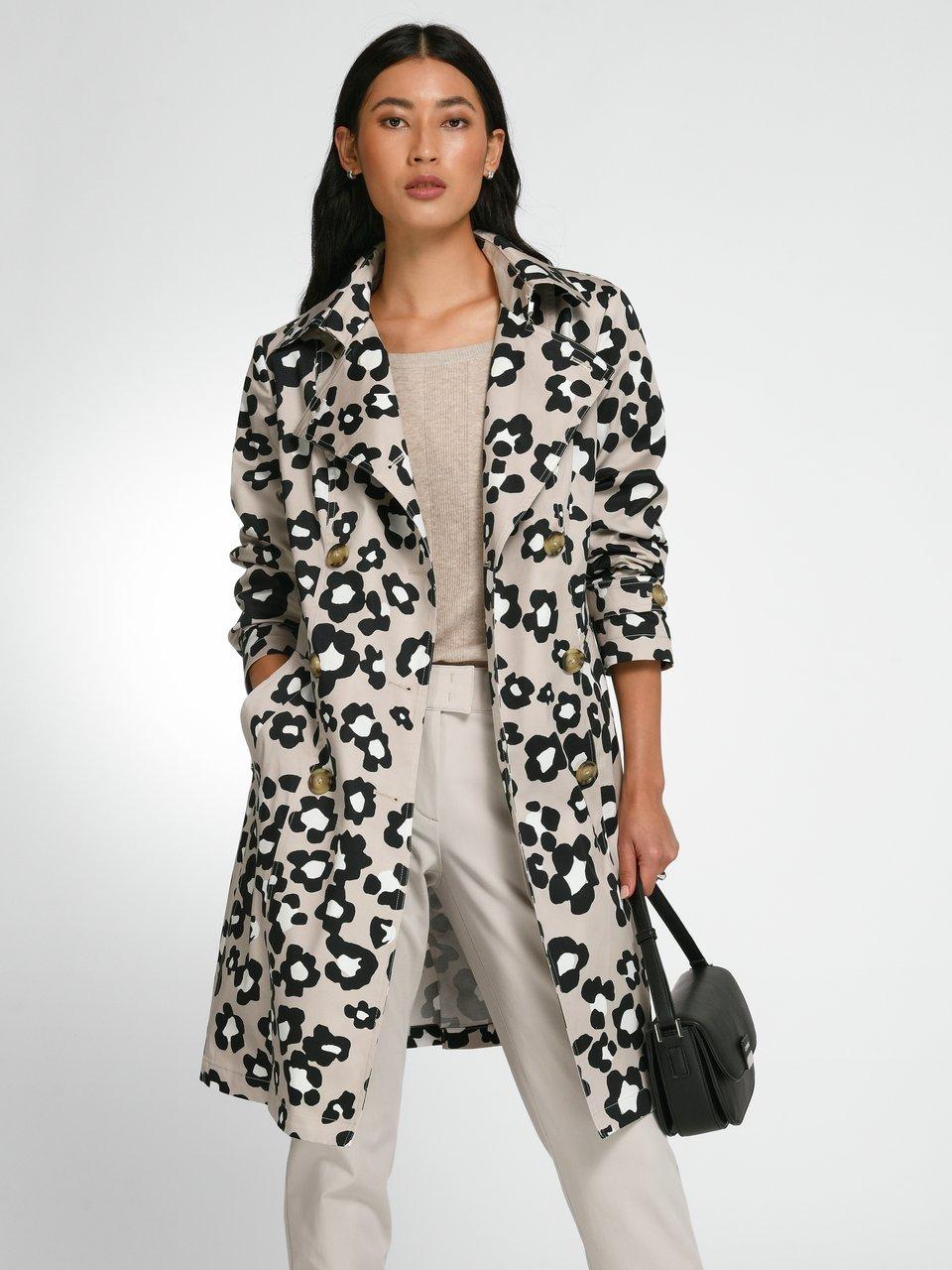 BASLER - Trenchcoat met luipaardprint