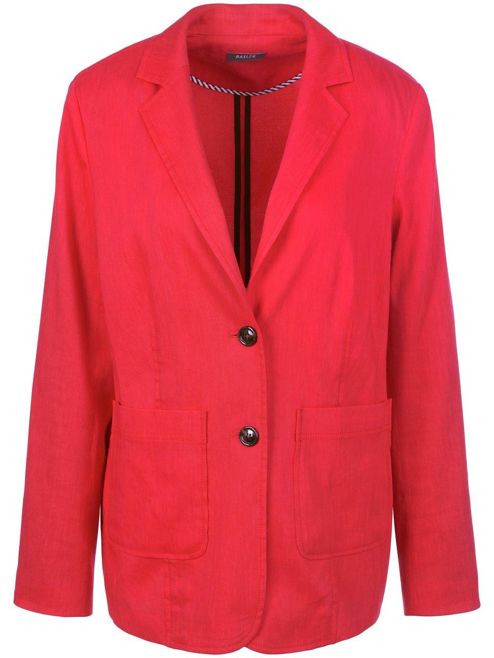 Blazer in iets langer model Van BASLER pink