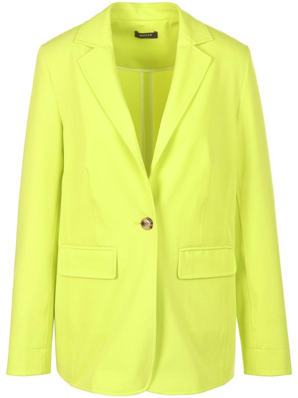 Blazer in iets langer model Van BASLER groen