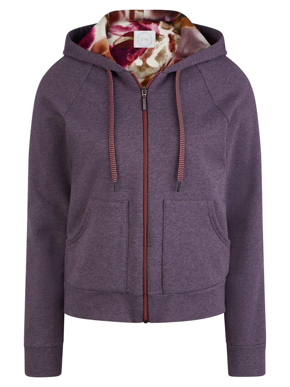 Sweatjacke Hutschreuther lila günstig online kaufen
