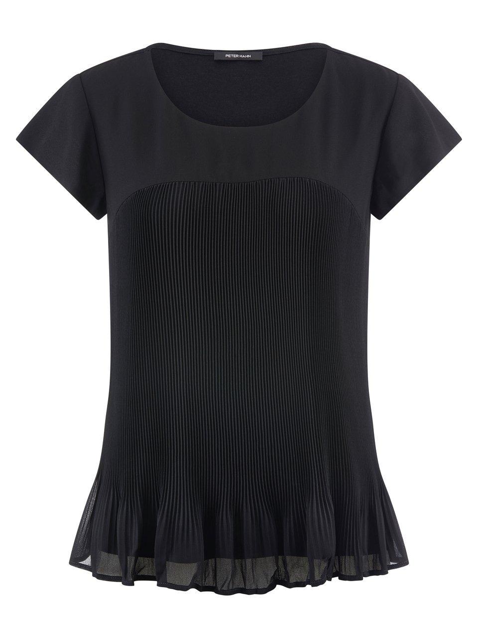 Shirt Rundhals-Ausschnitt Peter Hahn schwarz günstig online kaufen