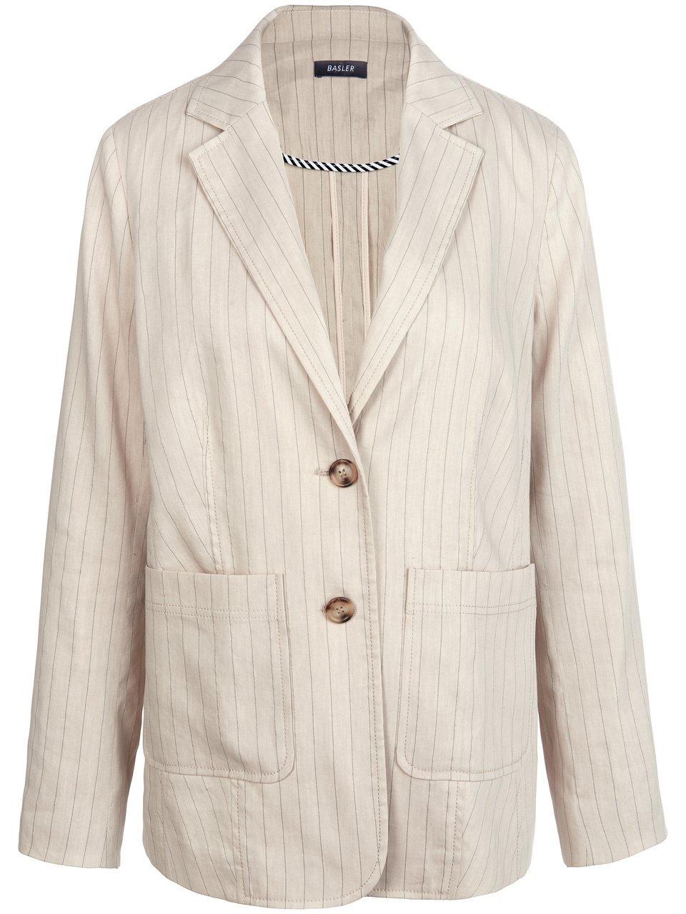 Blazer lange mouwen Van BASLER beige