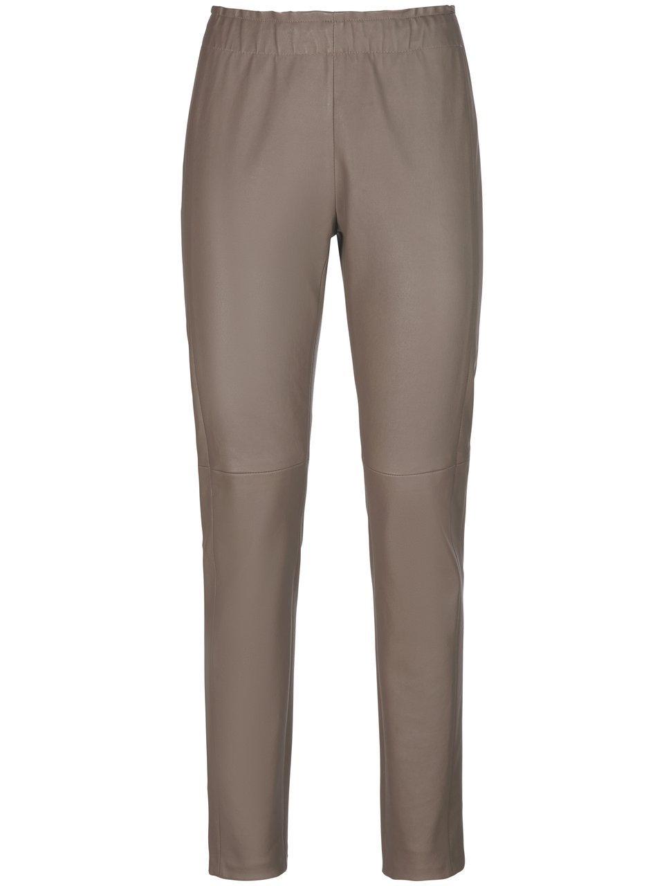 High Waist-Lederleggings Peter Hahn Eternal beige günstig online kaufen