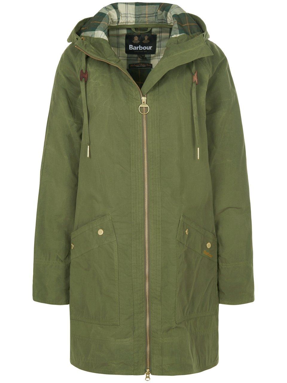 Parka 100% katoen Van Barbour groen