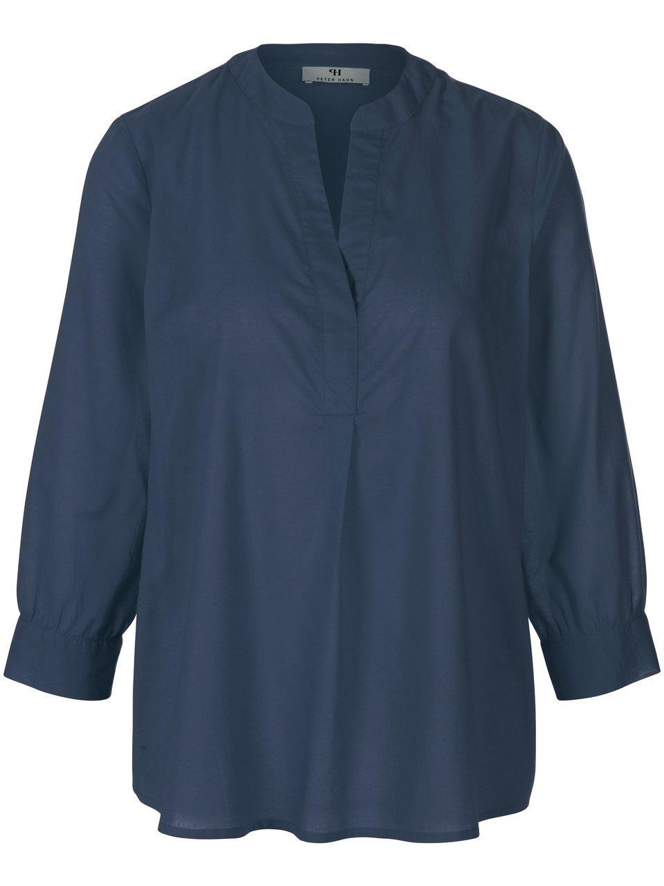 Blouse 3/4 mouwen Van Peter Hahn blauw