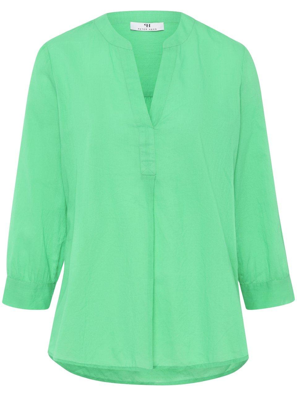 Blouse 3-4 mouwen Van Peter Hahn groen