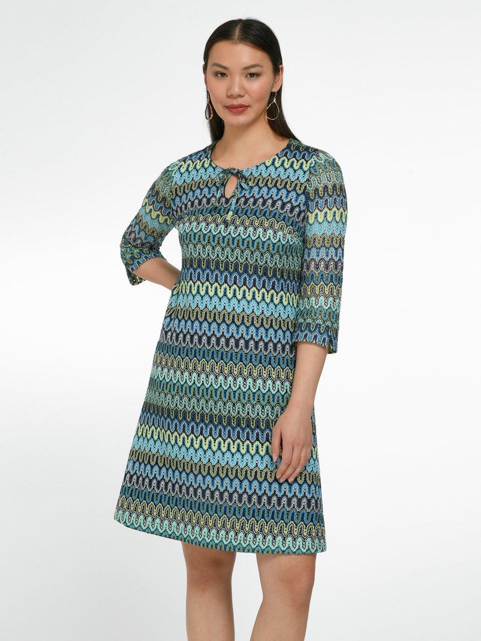 Robe Manches 3/4 RIVER WOODS Taille 44 En Viscose Multicolore - Occasion Très Bon état, Longueur Genou