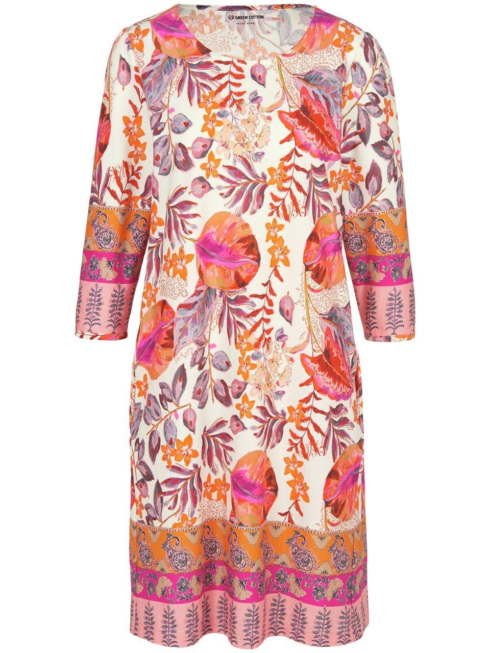 Jersey-Kleid Emma 3/4-Arm Green Cotton mehrfarbig günstig online kaufen