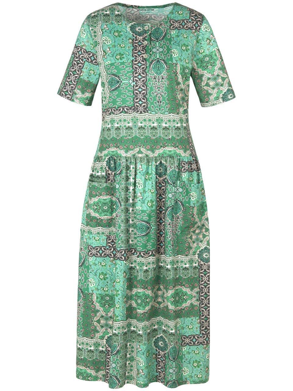 Jersey-Kleid 1/2-Arm Green Cotton mehrfarbig günstig online kaufen