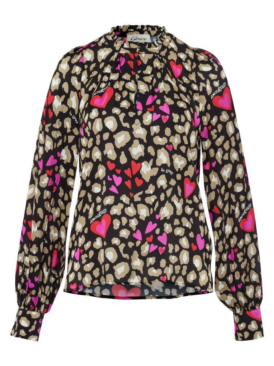 Grace - Satijnen blouse