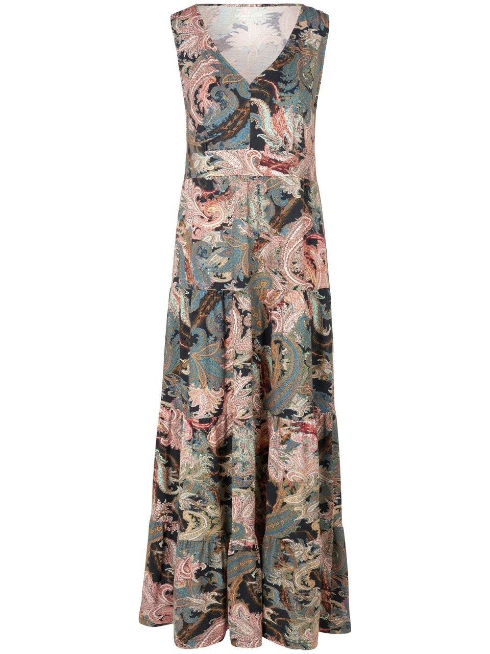 Lange jersey jurk 100% katoen Van Green Cotton multicolour
