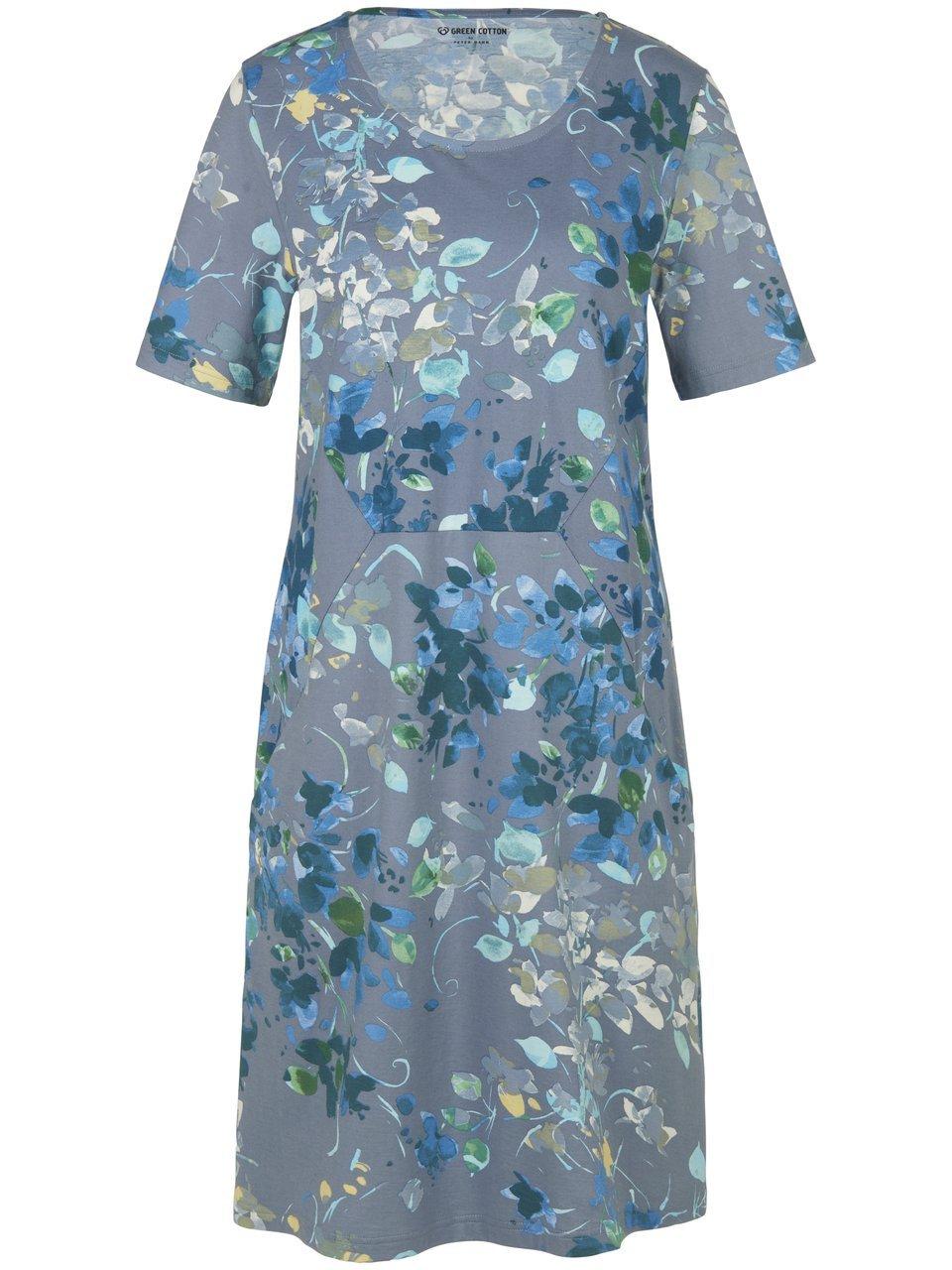 Thumbnail - Jersey-Kleid Louise Green Cotton mehrfarbig