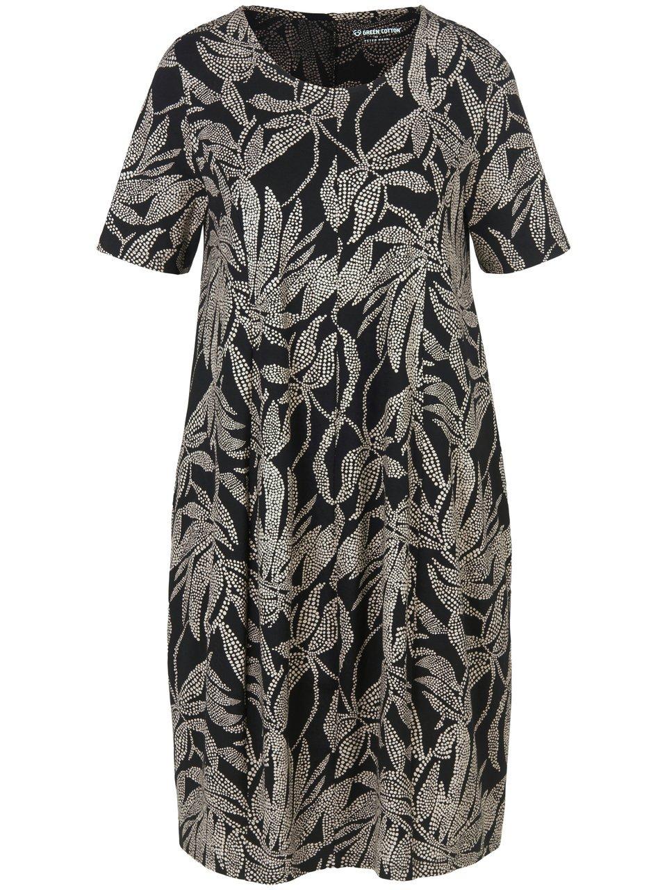 Jersey-Kleid Oda Green Cotton schwarz günstig online kaufen