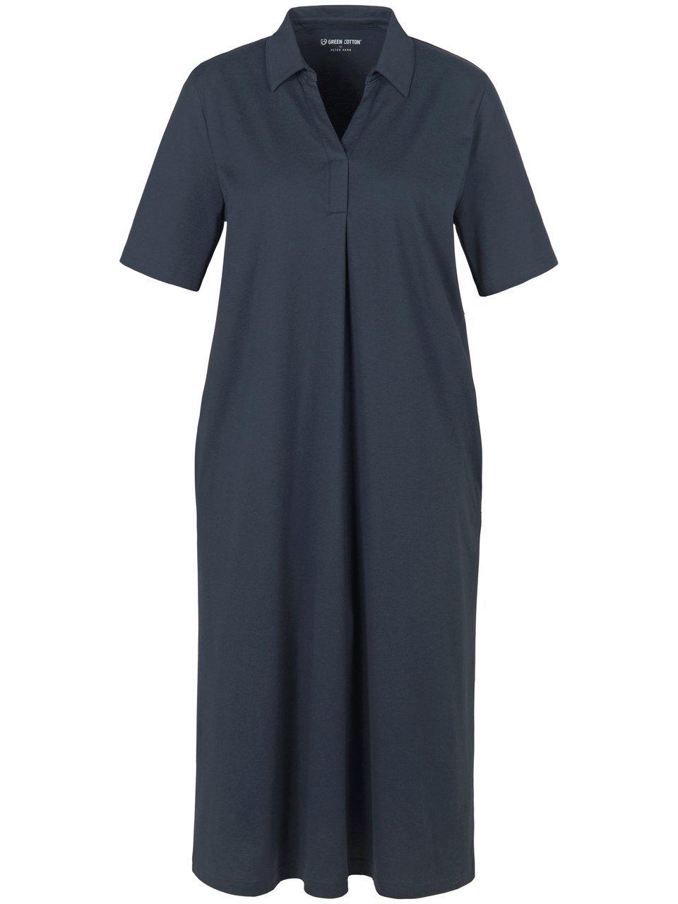 Thumbnail - Green Cotton - Jersey-Kleid Frederikke, blau, Gr. 42 / M - Baumwolle