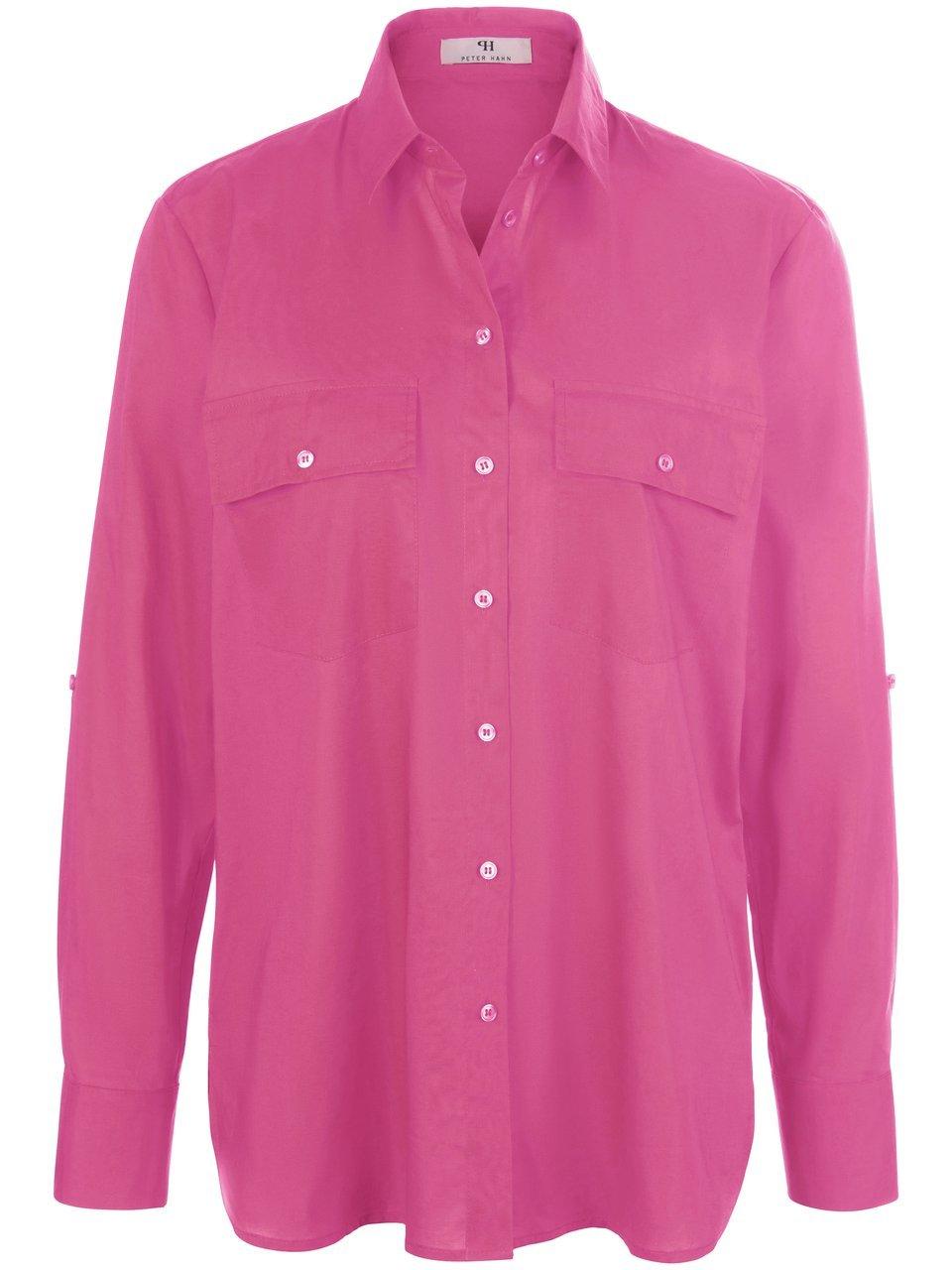 Bluse Hemdkragen Peter Hahn pink günstig online kaufen