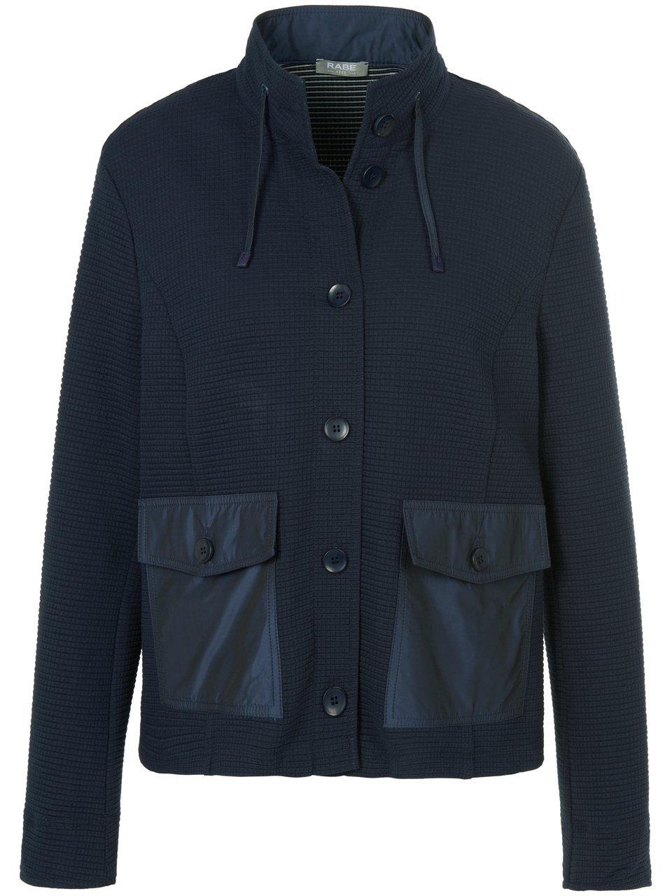 Jersey blazer lange mouwen Van Rabe blauw