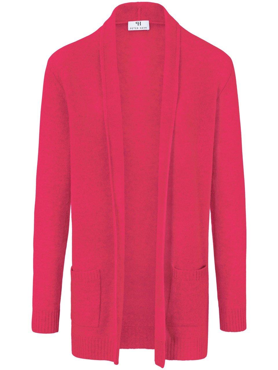 Lang vest 100% scheerwol Van Peter Hahn pink