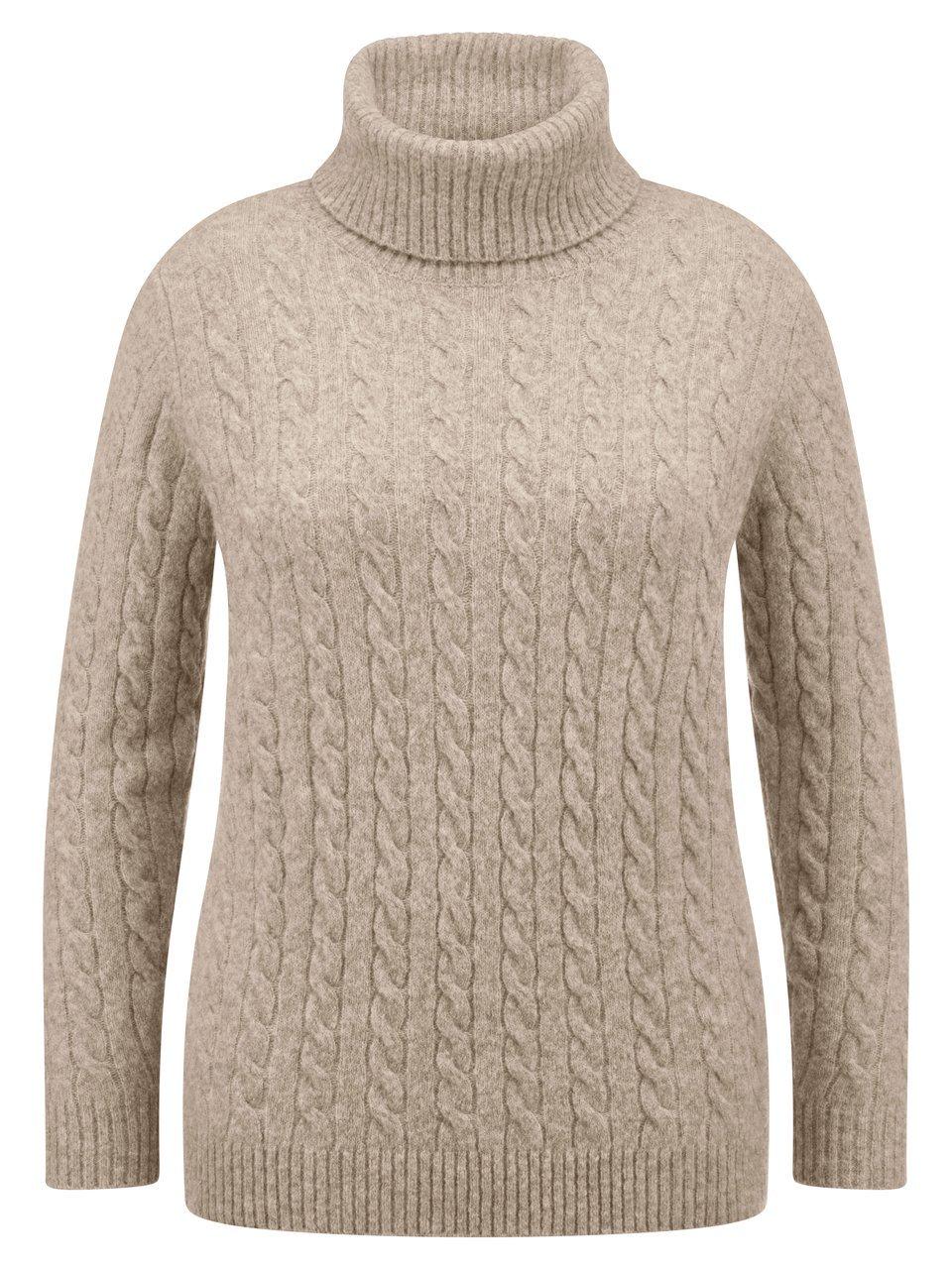 Rollkragen-Pullover Anna Aura beige günstig online kaufen