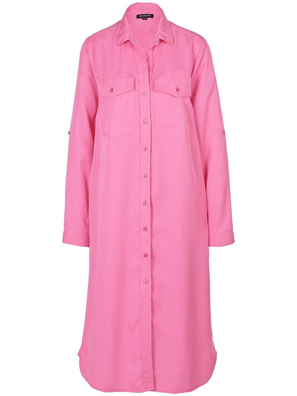 Jurk overhemdkraag Van True Religion pink
