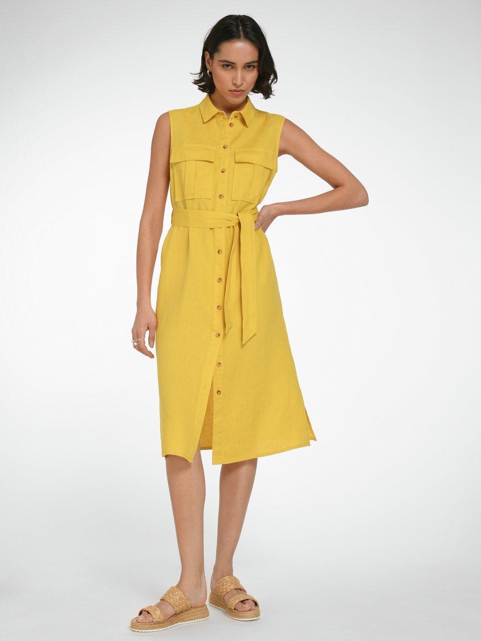 Betty Barclay La robe en lin jaune ma s