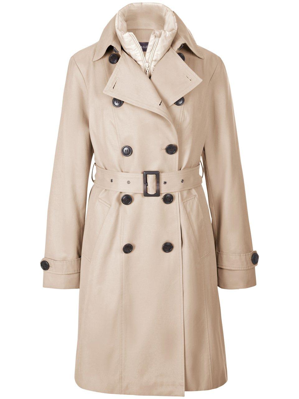 3-in-1 trenchcoat lange mouwen Van BASLER beige