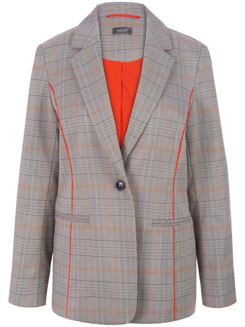 Langere geruite blazer lange mouwen Van BASLER multicolour