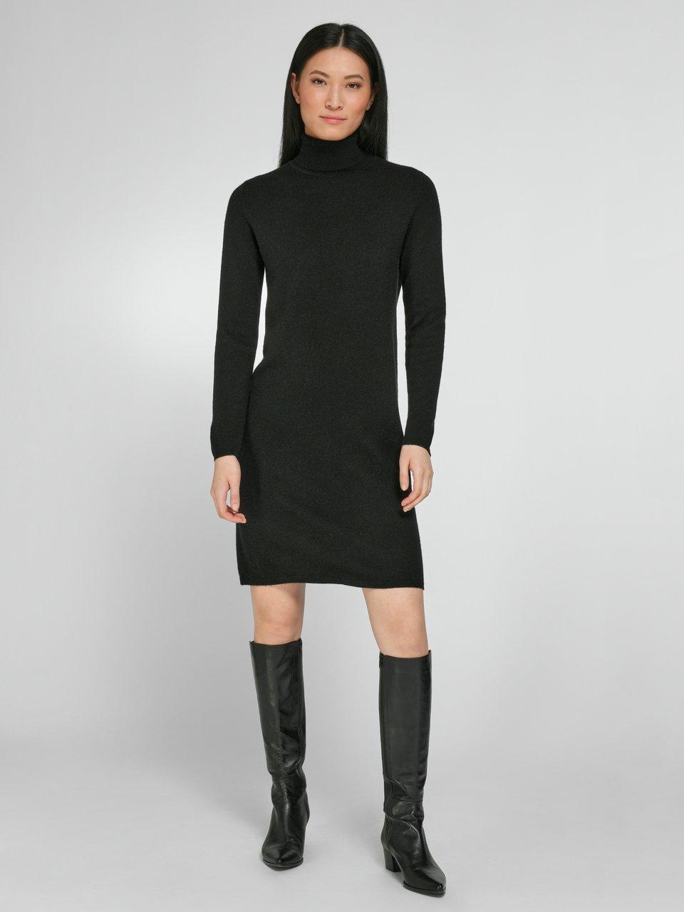 include Strickkleid aus Schurwolle und Kaschmir Schwarz