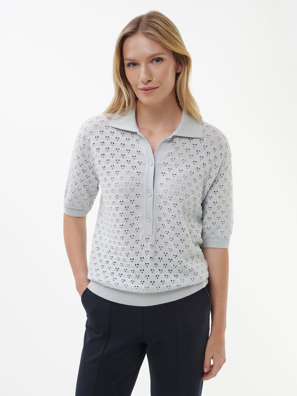 DAY.LIKE - Polo-Pullover mit 1/2-Arm
