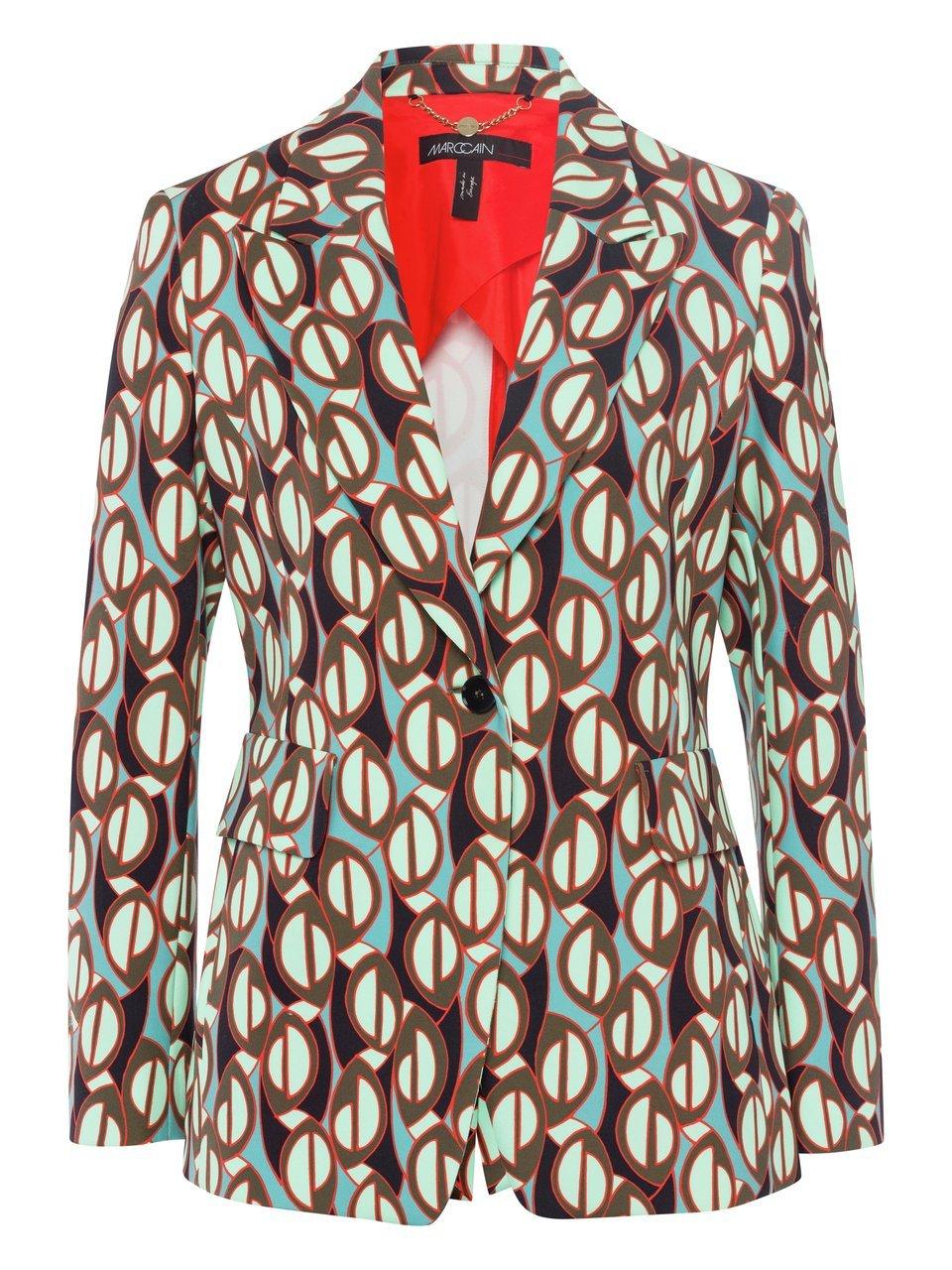 Thumbnail - Marc Cain - Jersey-Blazer, mehrfarbig, Gr. 42 / M