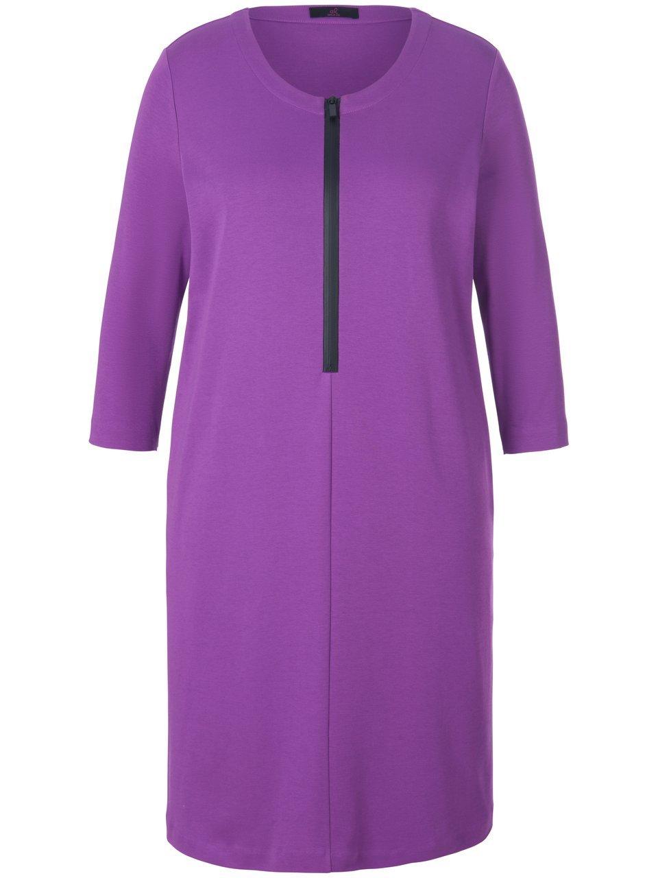 Jersey jurk 100% katoen Van Emilia Lay paars