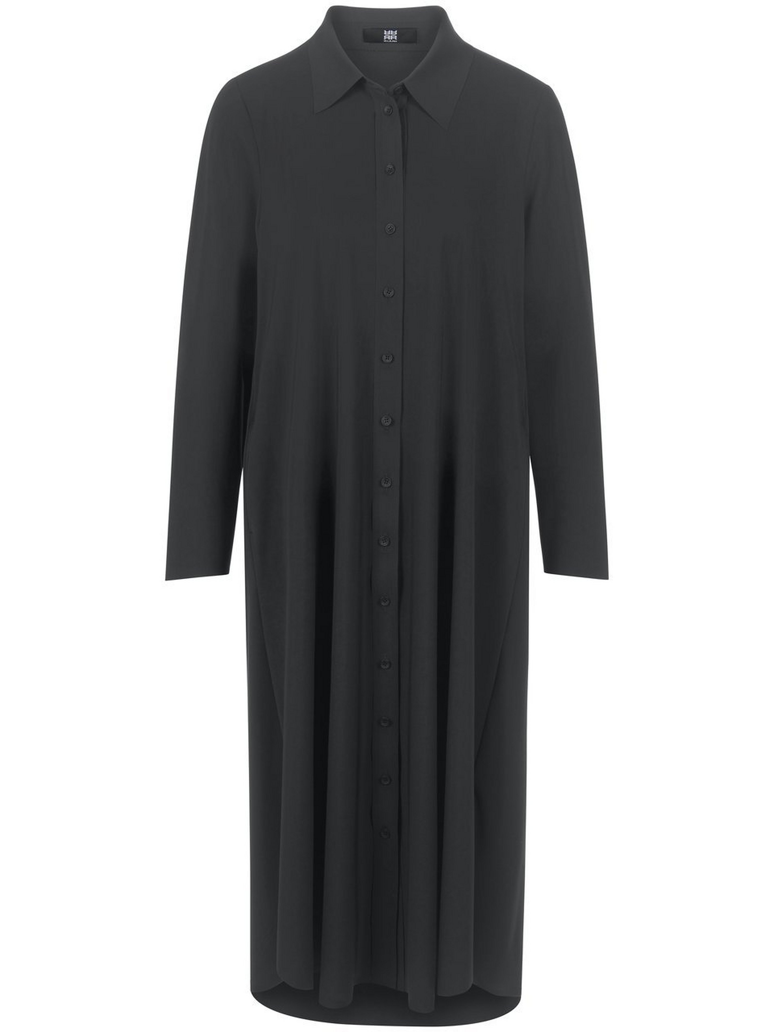 Jersey jurk lange mouwen Van Riani zwart