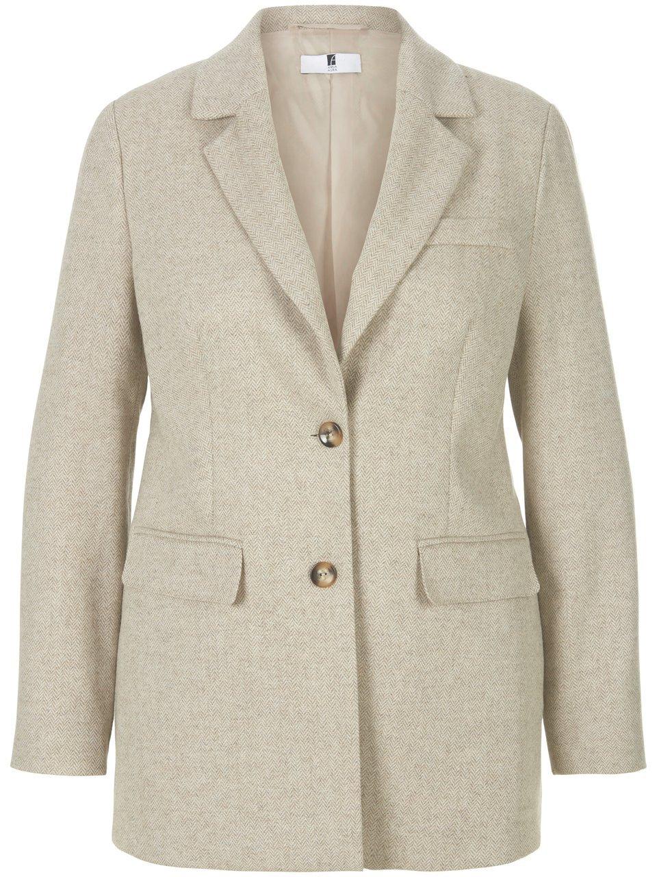 Blazer lange mouwen Van Anna Aura beige