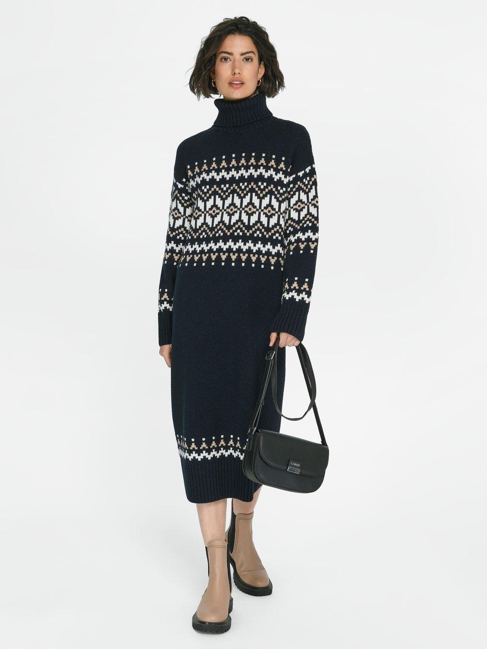 Barbour - Strickkleid mit Fairisle-Muster