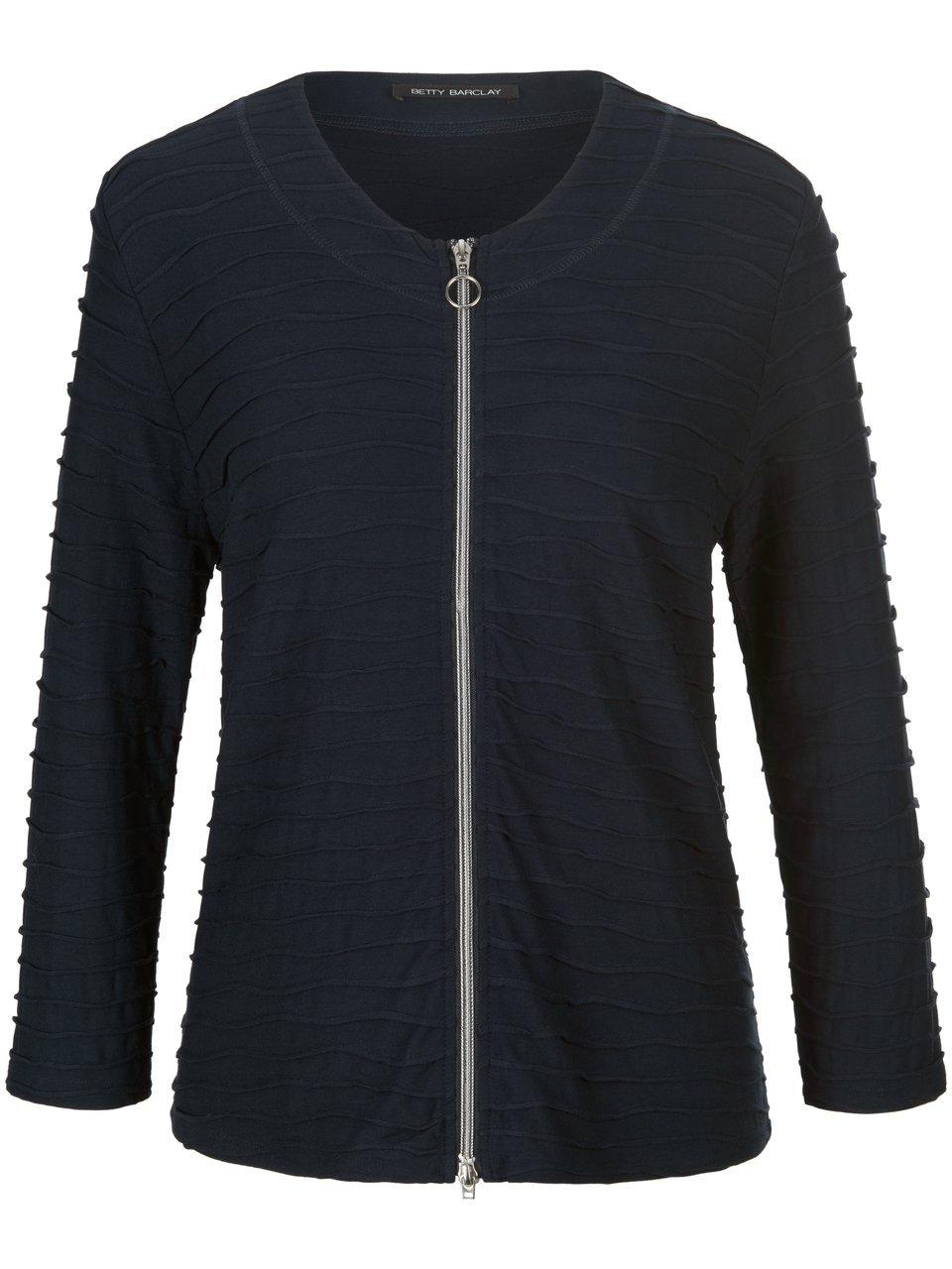 Jersey jasje 3/4-mouwen Van Betty Barclay blauw