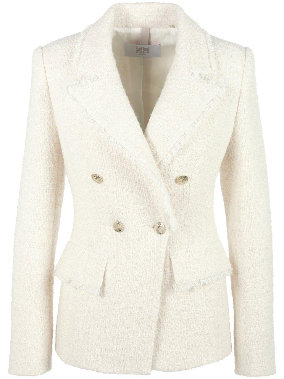 Blazer in tweerijmodel Van Riani wit