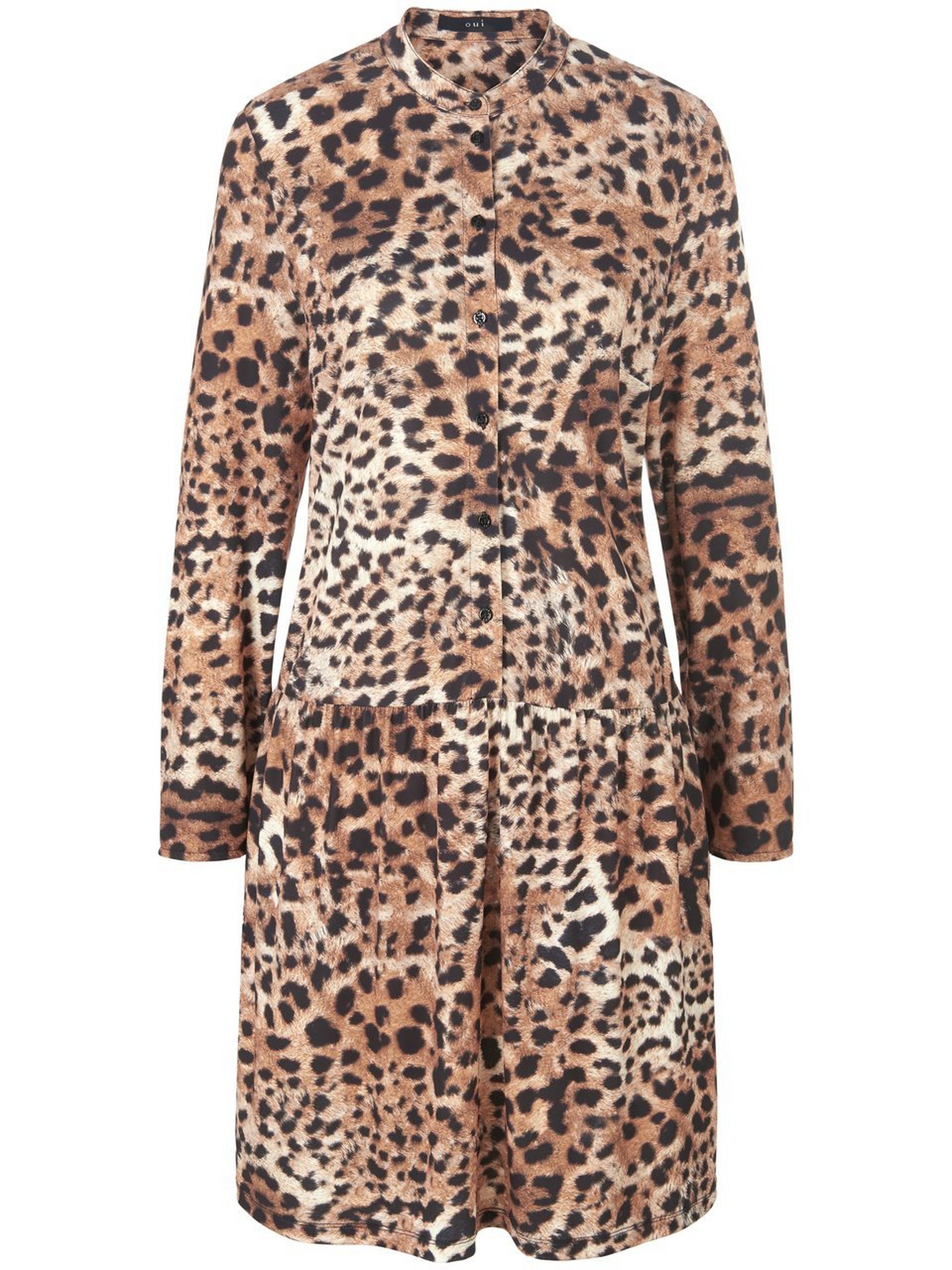 Jersey jurk luipaardprint Van oui bruin