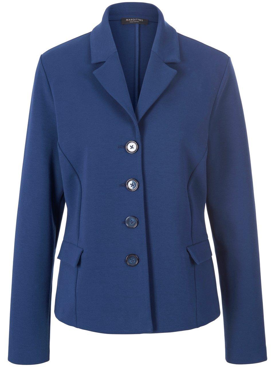 Sweatblazer reverskraag Van Margittes blauw