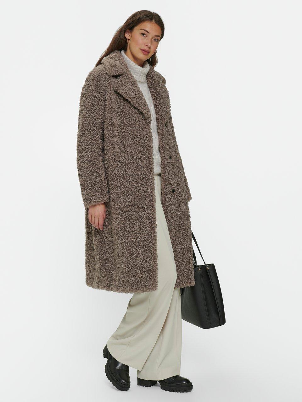 Manteau best sale fourrure taupe