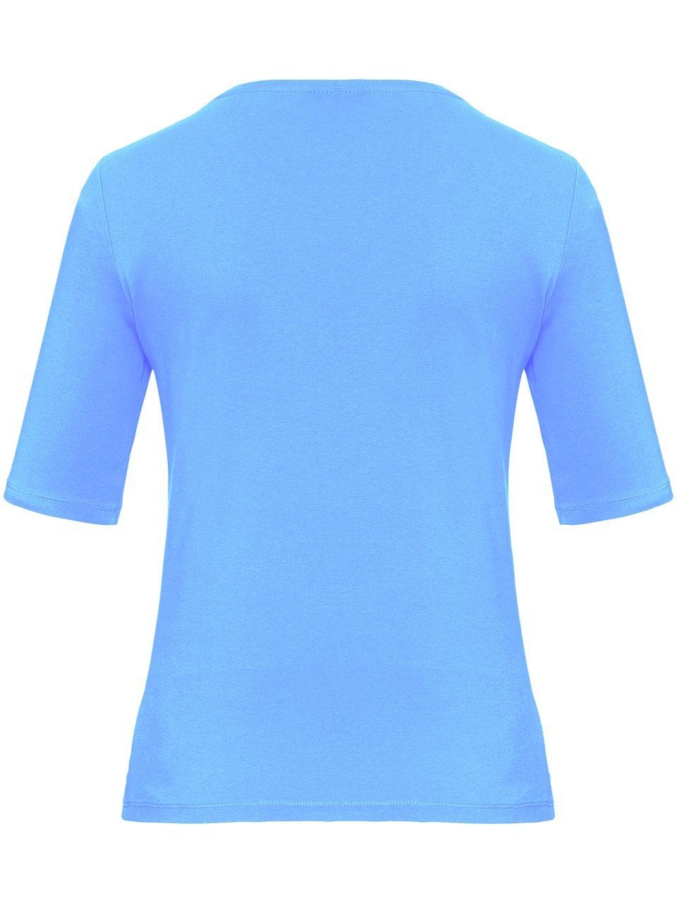 Thumbnail - Rundhals-Shirt Modell Velvet Bogner blau