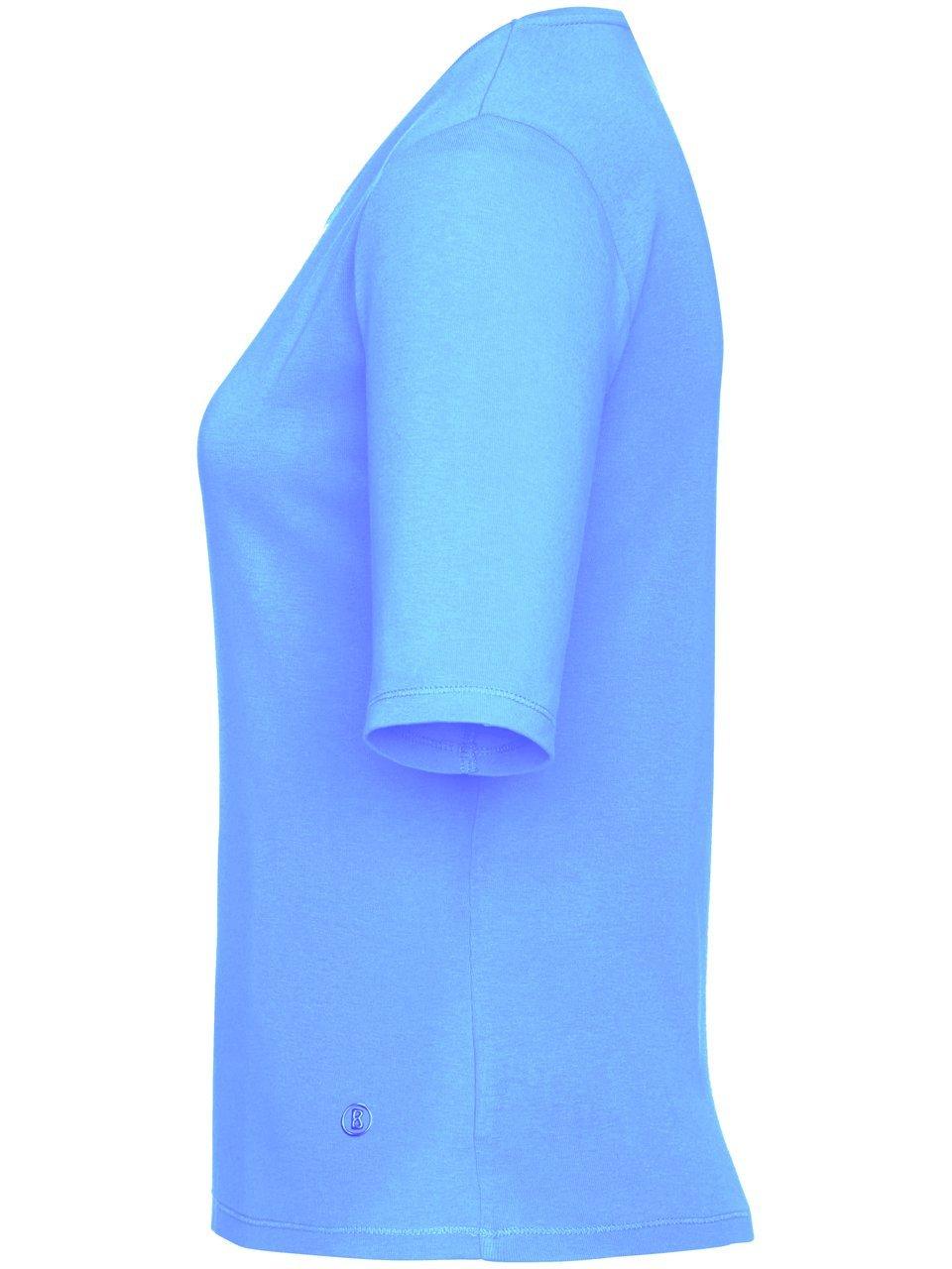 Thumbnail - Rundhals-Shirt Modell Velvet Bogner blau
