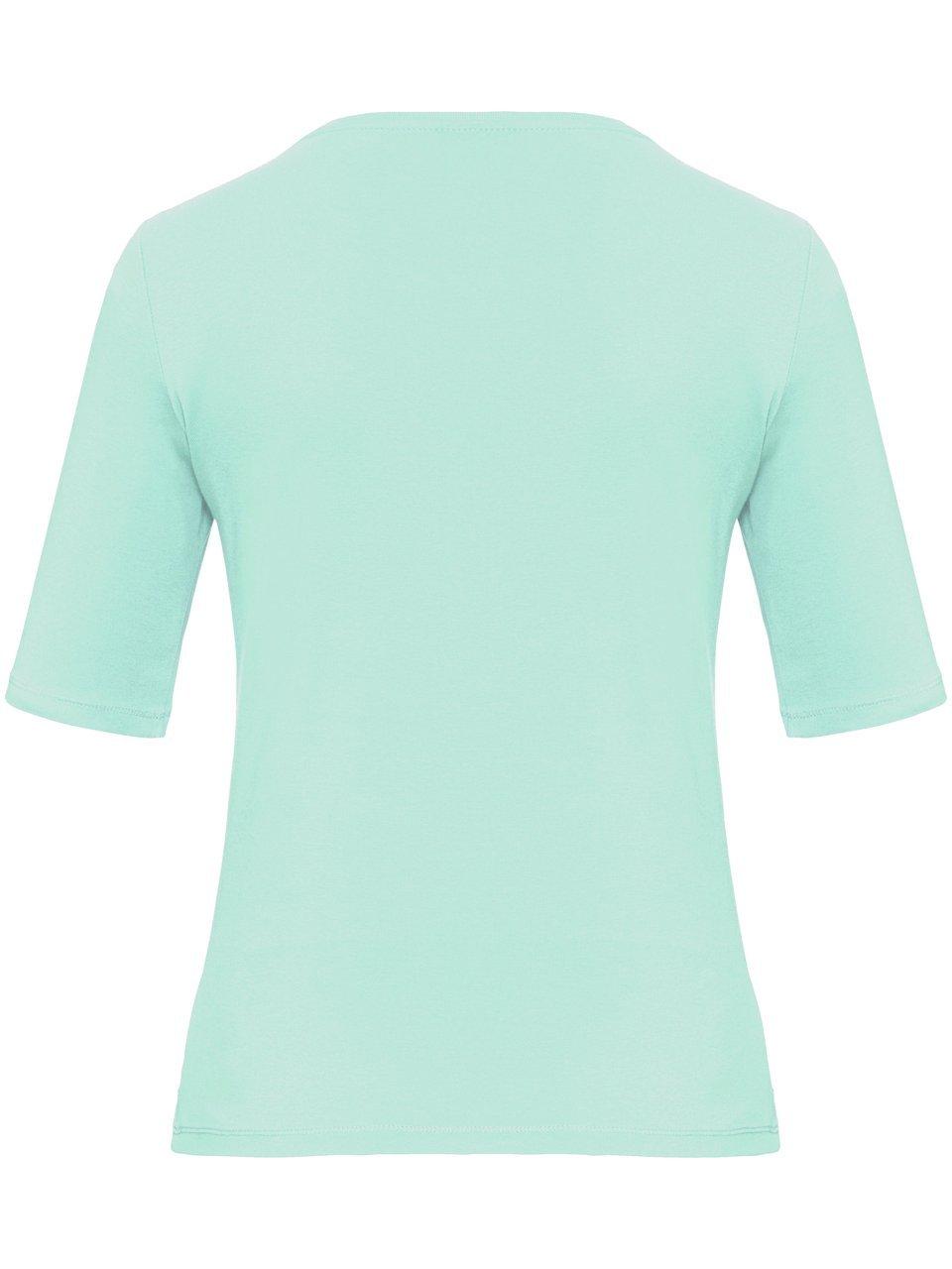Thumbnail - Rundhals-Shirt Modell Velvet Bogner türkis