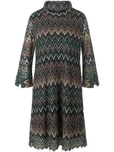 Ana Alcazar - Dress with roll-neck and print all-over