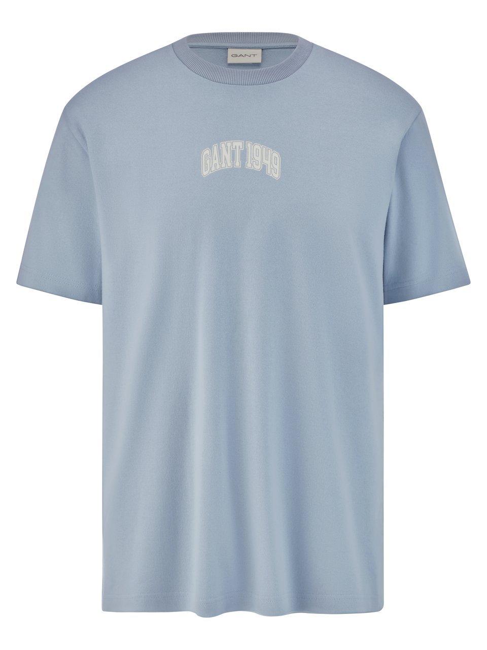 Gant Shirt ronde hals Van  blauw