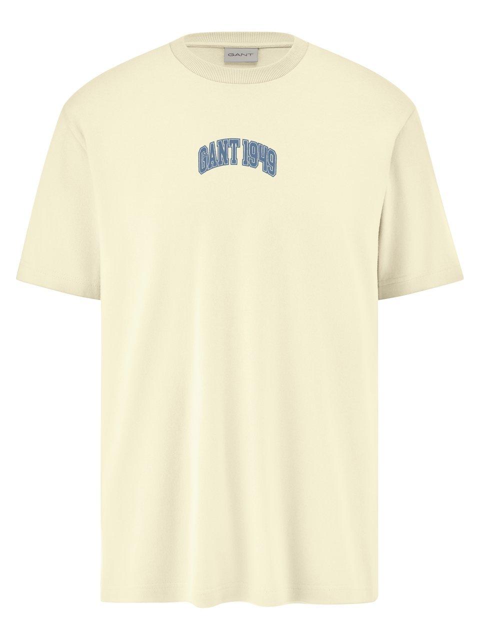 Gant Shirt ronde hals Van  wit